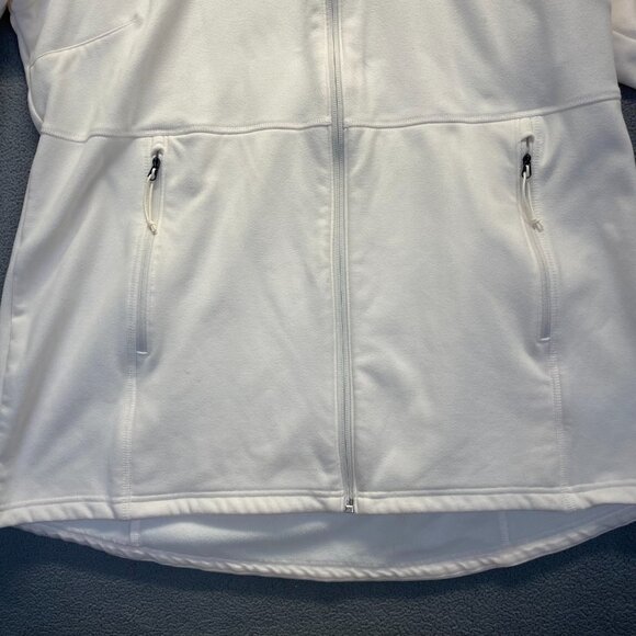 The North Face Sweatshirt Women 2X Plus Ivory White Full Zip Jacket Outdoor - Picture 10 of 12